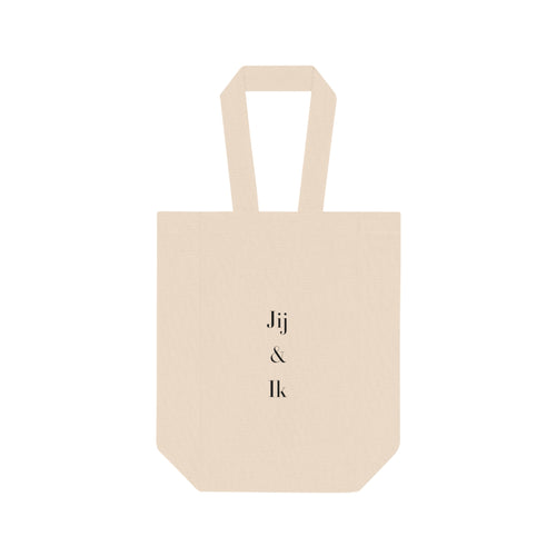 'Jij & Ik' Double Wine Tote Bag