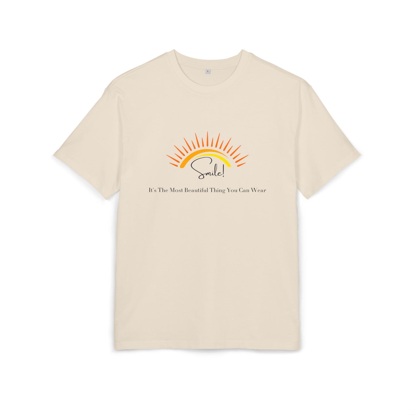 Sunrise Smile Unisex Oversize Tee