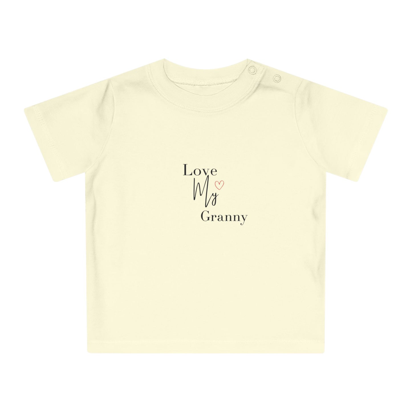 Cute Baby T-Shirt - 'Love My Granny' Design