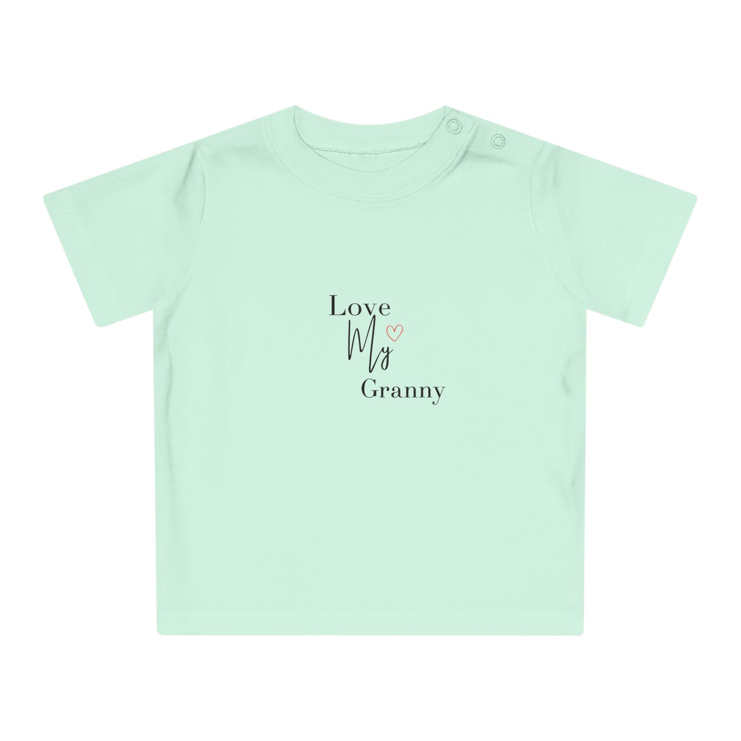Cute Baby T-Shirt - 'Love My Granny' Design