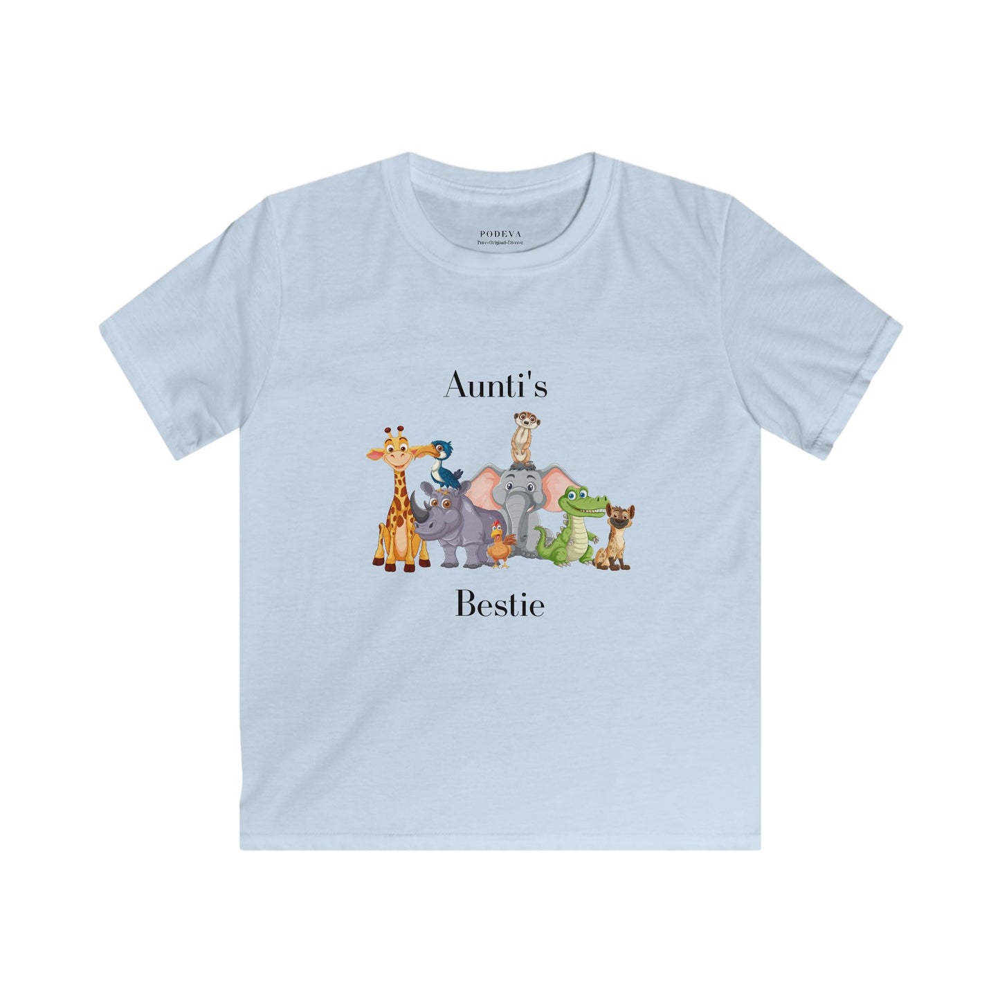 Kids Safari Aunti's Bestie Tee