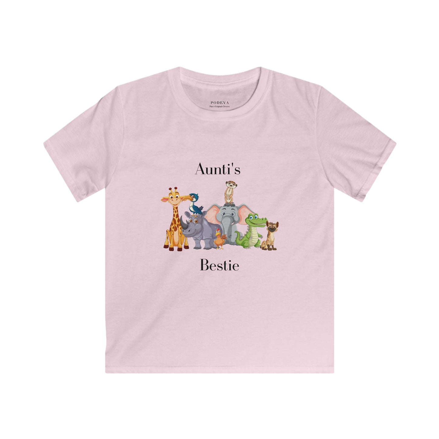 Kids Safari Aunti's Bestie Tee