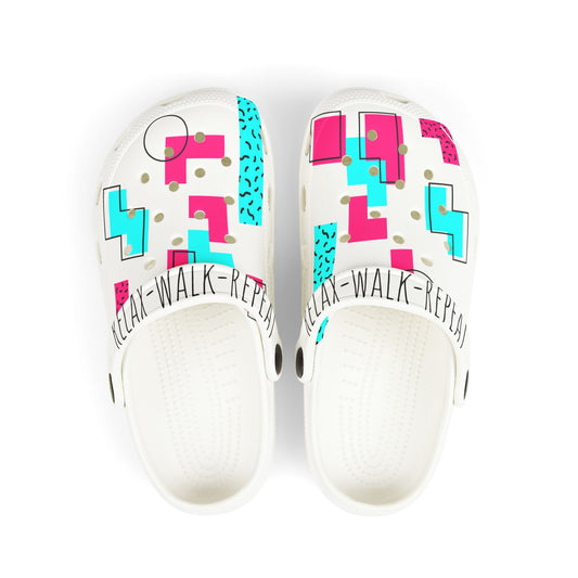 Relax – Walk – Repeat | Retro EVA Clogs