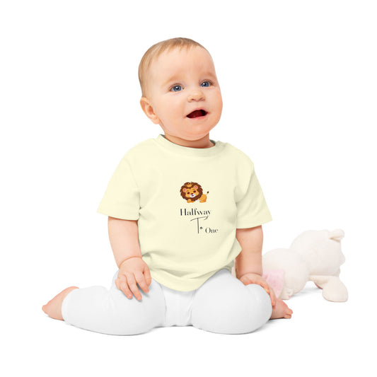 Adorable Half way to one  Baby T-Shirt