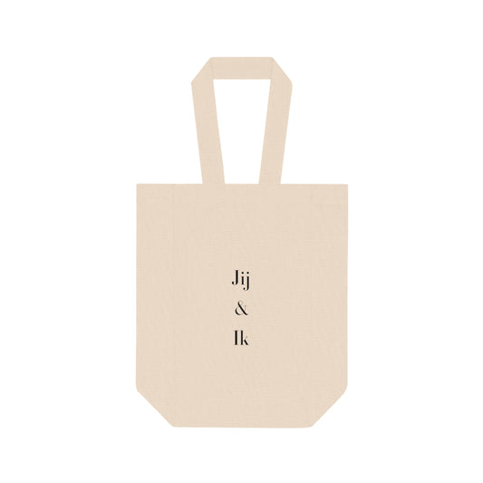 'Jij & Ik' Double Wine Tote Bag