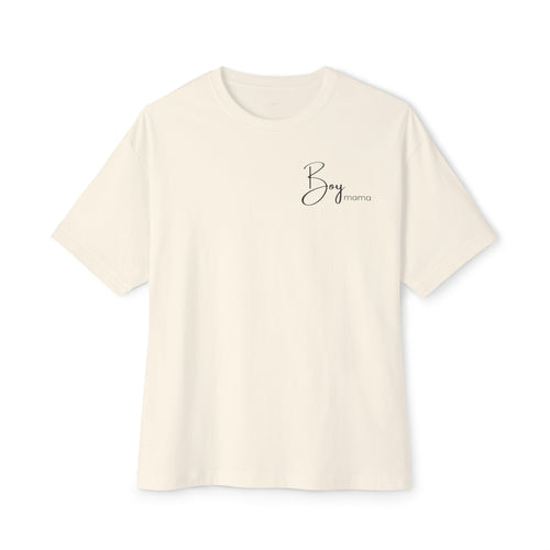 Boy Mama – Oversized Boxy Tee for Moms of Boys