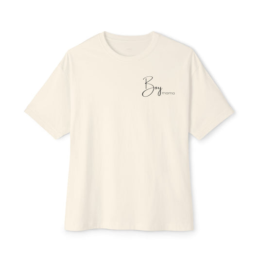 Boy Mama – Oversized Boxy Tee for Moms of Boys