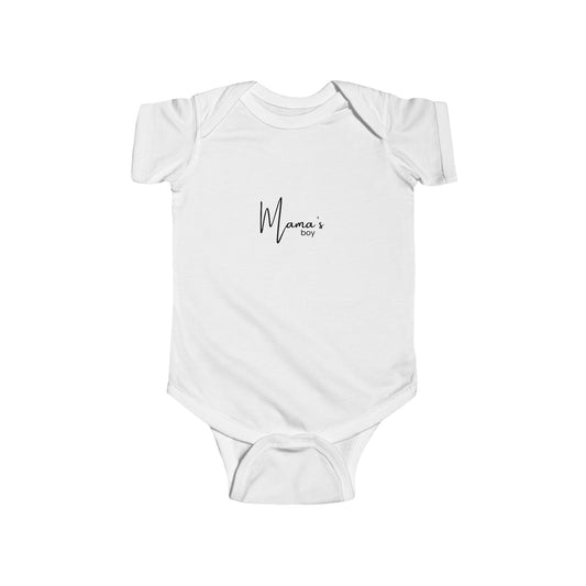 Mama’s Little Boy – Soft Cotton Baby Bodysuit